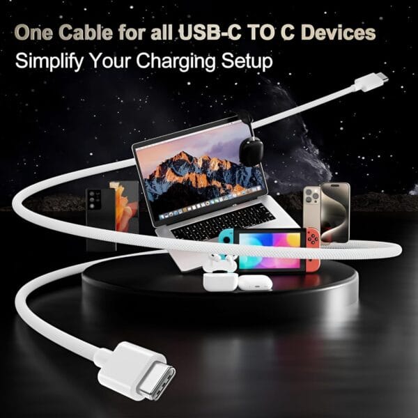 USB Charging & Data Sync Cable Compatible with iPhone, 1M [MFi] Fast Charger USB-C to Lightning, Power Delivery Cable for iPhone 14,13,12/12 Pro Max,12Mini,11/11 Pro,XS/Max,XR,X,8/8 Plus, iPad, and More - Image 7