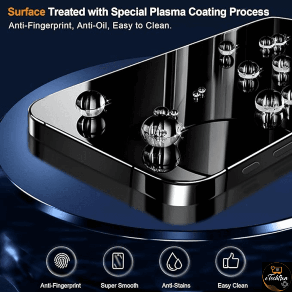 Privacy Tempered Glass Screen Protector Compatible for iPhone 15 Series Edge to Edge Protection and Easy Installation Kit comes with 10 Years warranty - Image 5