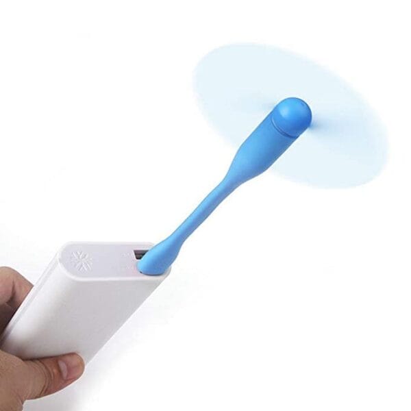 Portable Mini USB Dragon Fan with 2 Leaf Connect with Laptop, Smartphone, Powerbank, USB Adapter/Hub (Multicolour) - Image 3