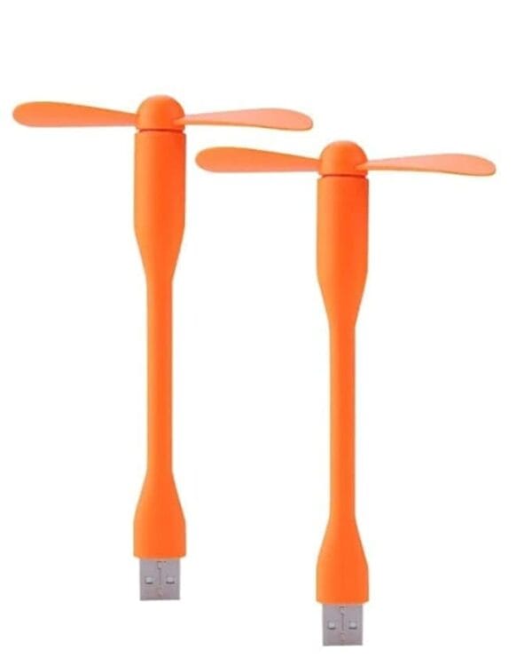 Portable Mini USB Dragon Fan with 2 Leaf Connect with Laptop, Smartphone, Powerbank, USB Adapter/Hub (Multicolour) - Image 4