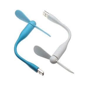 Portable Mini USB Dragon Fan with 2 Leaf Connect with Laptop, Smartphone, Powerbank, USB Adapter/Hub (Multicolour)