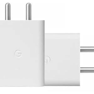 Google 30W USB-C Power Adapter Only Steel pin Pixel 30w Compatible with Google Pixel 7 Pro, Pixel 7, Pixel 7A Only Adapttor