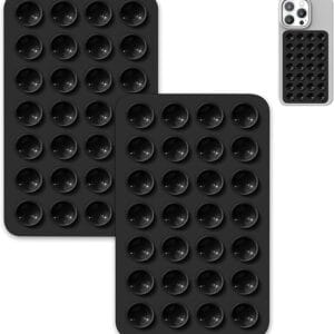 Phone Holder Silicone Suction Phone Case | Hands-Free Anti-Slip Fidget Toy for Mobile | Mirror/Shower/Phone Holder for Videos & Selfies | Mobile Back Case multicolur (Pack of 2)
