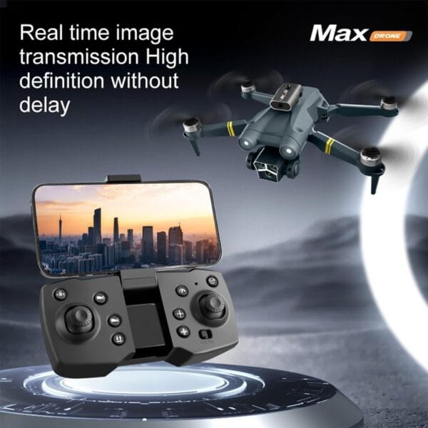 8K FPV Brushless Drone – 90° Adjustable Camera, 40 Min Flight, Obstacle Avoidance, Optical Flow, Gesture Photo, 360° Flip, Range Loss Alert – App Controlled - Image 6