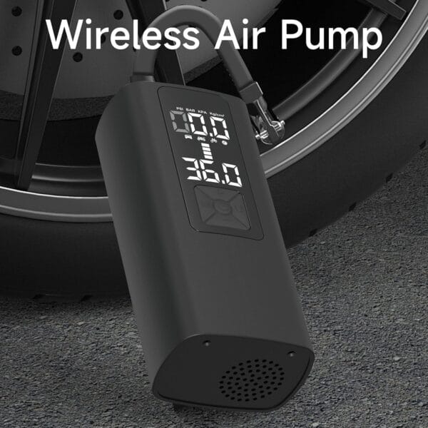 Portable Tire Inflator Air Compressor – Wireless Rechargeable Pump with 150 PSI Digital Pressure Gauge for Car, Bike, Motorcycle, Sports Balls - Image 2