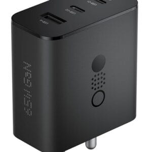 65W CMF Nothing Original 3-Port GaN Fast Charger | Type-C PD & USB-A | Compatible with CMF Phone 1, Nothing 3a/3a+/2a/2/1, Galaxy S24 Ultra, S23 Series, Tab & Other Type-C Devices