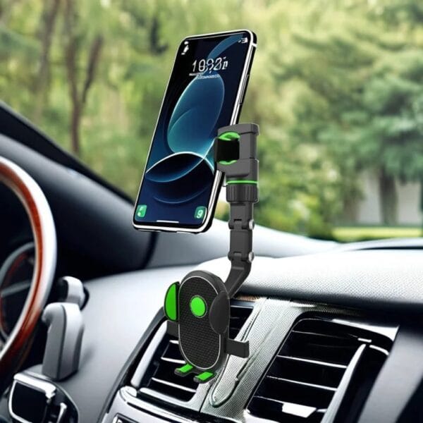 Universal Clip Cell Phone Holder Multi-Joint Flexible Adjustment for Car Rear View Mirror Back Seat Video Stand Kitchen Stand & Bed Mount Stand 360 Degree Rotation Mobile - Image 6