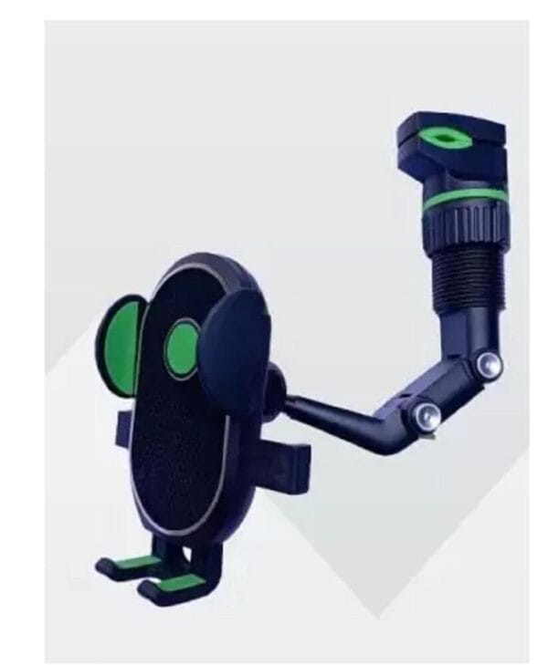 Universal Clip Cell Phone Holder Multi-Joint Flexible Adjustment for Car Rear View Mirror Back Seat Video Stand Kitchen Stand & Bed Mount Stand 360 Degree Rotation Mobile