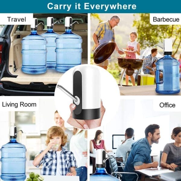 Automatic Wireless Water Can Dispenser Pump for 20 Litre Bottle Can, with Low Noise & High Efficiency - Image 8