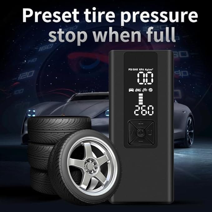 Portable Wireless Tire Inflator with Digital Display - Image 10