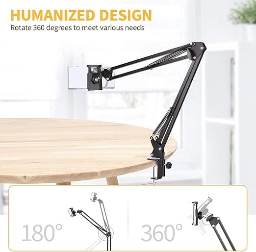 Metal Lazy Arm Mobile Holder for Desk & Bed - Image 9