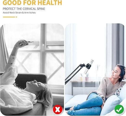 Metal Lazy Arm Mobile Holder for Desk & Bed - Image 7