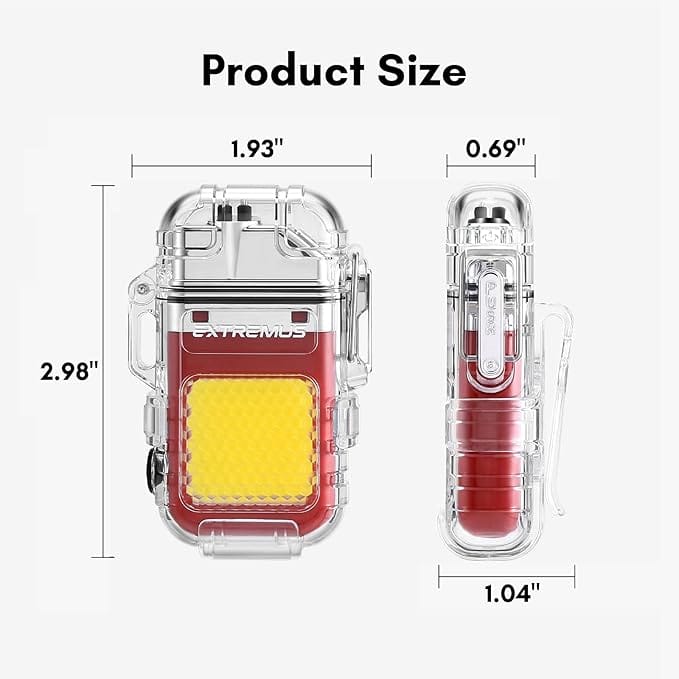 Dual Arc Electric Lighter with LED Torch - Image 3