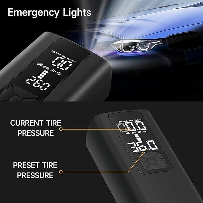 Portable Wireless Tire Inflator with Digital Display - Image 7