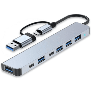 7-in-1 USB-C Hub with PD Charging & USB Ports