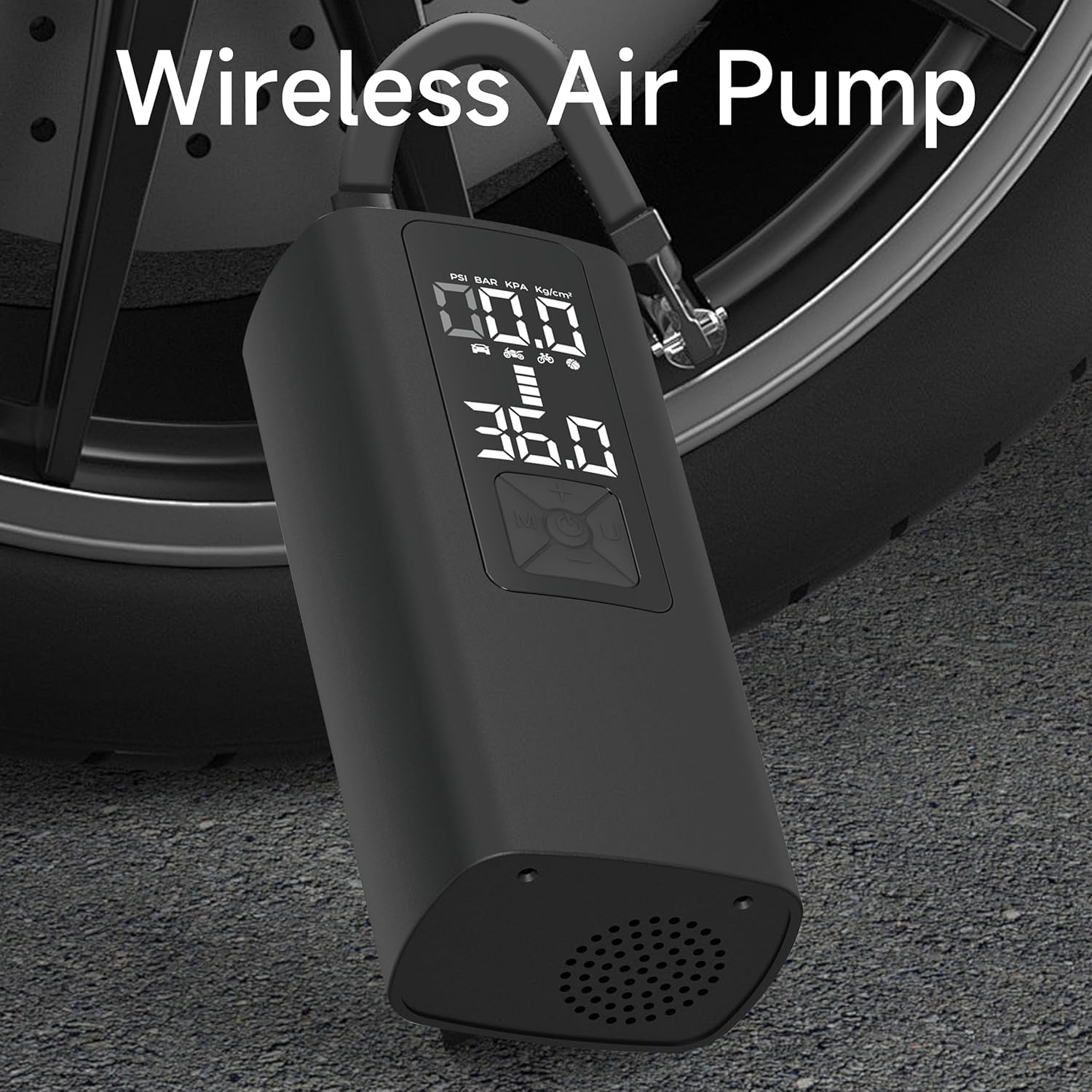 Portable Wireless Tire Inflator with Digital Display - Image 2